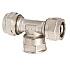Тройник обжимной VALTEC 16х1/2" с переходом на вн. р.(VTm.332.N.160416)