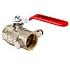 Кран шаровой VALTEC BASE 3/4" с дренажом и воздухоотводчиком вн.-вн. (VT.245.N.05)