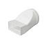 620СП12,5КП, Соединитель эксцентриковый, плоского воздуховода с круглым пластик, 60х204/D125