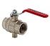 Кран шаровой VALTEC   1" для подключения датчика температуры, (VT.247.N.06	)