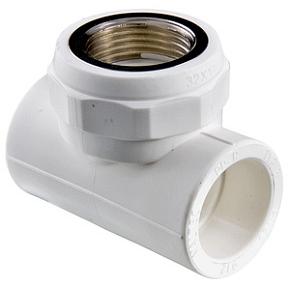 Тройник  VALTEC 20х1/2"полипропиленовый с переходом на нар.р.	(VTp.733.0.02004)