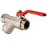 Кран шаровой VALTEC  1/2" со встроенным фильтром, стальная рукоятка  вн.-вн.(VT.292.N.04)