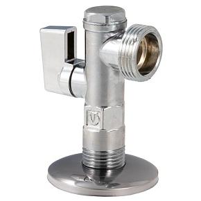 Кран шаровой VALTEC 1/2"хМ10 угловой с фильтром для подкл. с/т прибор  стар. арт. 7682,(VT.282.N.04)