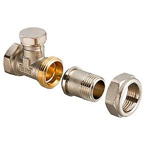 Клапан настроечный VALTEC  3/4" для радиатора, прямой	(VT.020.N.05)