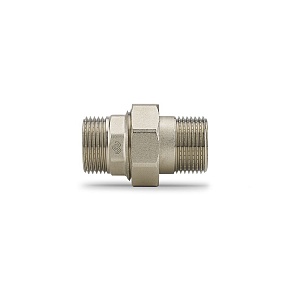 VMTF56-N000505 Разъемное соединение Varmega НР-НР 3/4", с уплотнением o-ring, никелированное