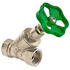 Вентиль прямоточный VALTEC 1/2" запорно-регулировочный  (VT.052.N.04)