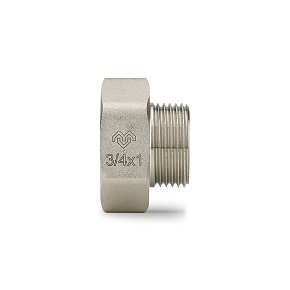 VMTF25-N000605 Переходник Varmega ВР-НР под ключ 1" x 3/4", никелированный
