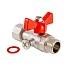 Кран шаровый Valtec для подключения манометра 1/2 нар-1/2 вн (VT.806.N.0404)