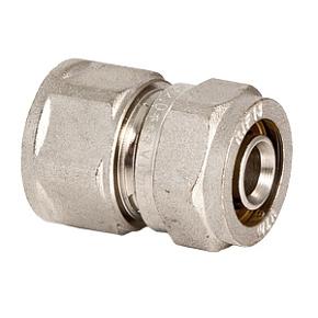 Соединитель обжимной  VALTEC 16х3/4" с переходом на вн. р. (VTm.302.N.001605)