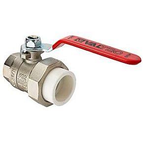 Кран  VALTEC 20х1/2 вн. р.,латунный под полипропилен ( VTр.742.0.02004) с полусгоном