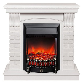 Каминокомплект JAZZ STD/EUG WT-P511 с очагом FOBOS-S LUX BL LT RC (FBB)