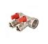 Коллектор VALTEC   3/4"х2 вых. 1/2" нар.,с отсекающими кранами,  (VTc.580.N.0502)